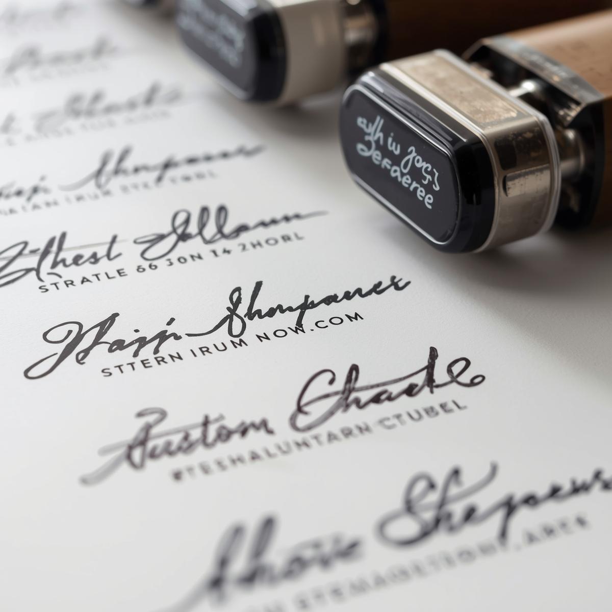 Signature Stamps Printing | Light Printing House