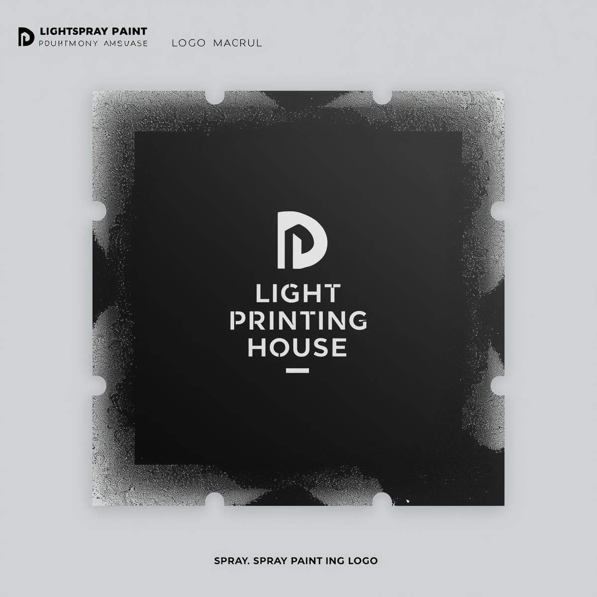 Custom Spray Paint Logo Stencil Printing | Light Printing House