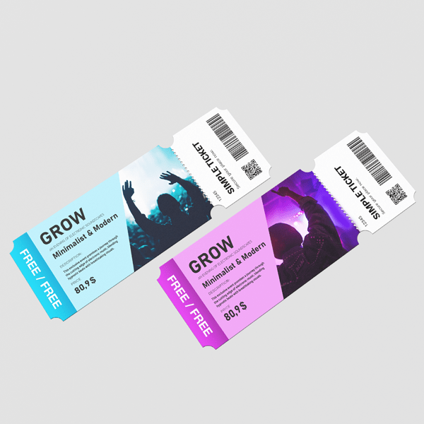 Event Tickets Printing | Light Printing House