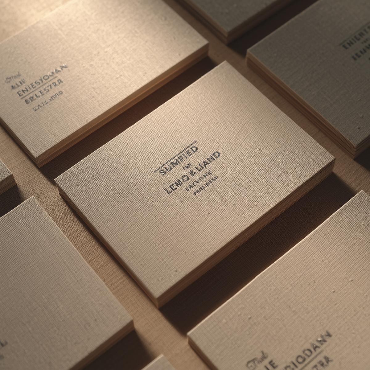 Linen Business Cards Printing | Light Printing House