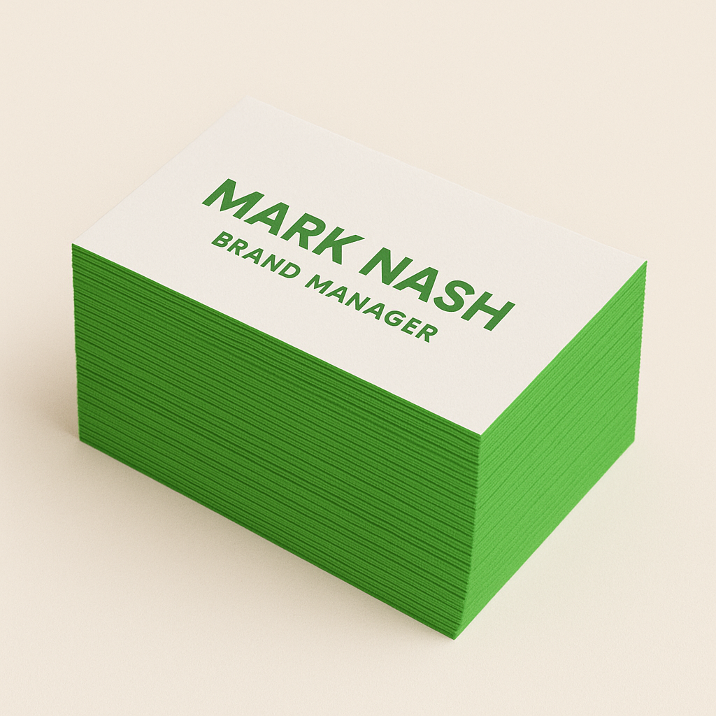 Painted Edge Business Cards Printing | Light Printing House