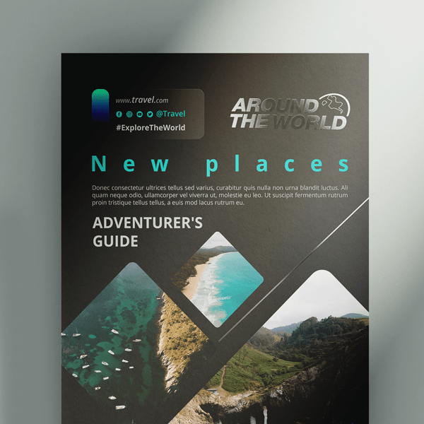 Raised Spot UV Flyers Printing | Light Printing House