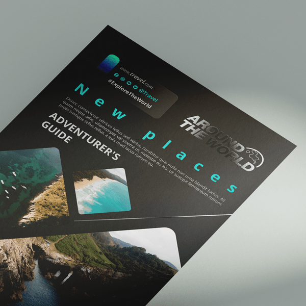 Raised Spot UV Flyers Printing | Light Printing House