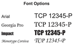 TCP Compliance Number Decal Stickers 2