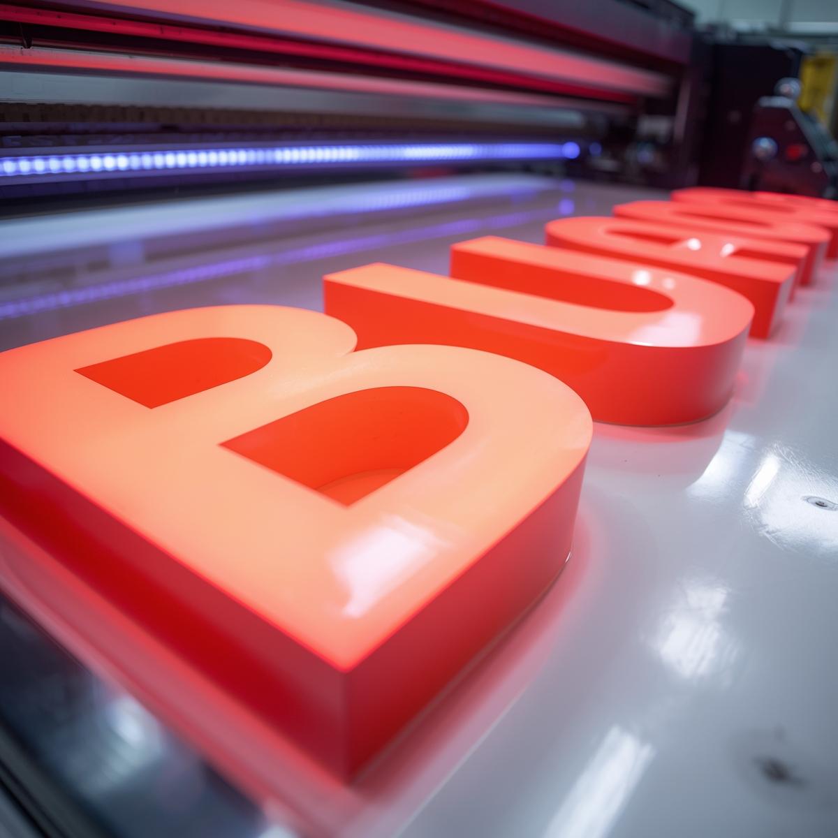 Standard Channel Letter Printing | Light Printing House