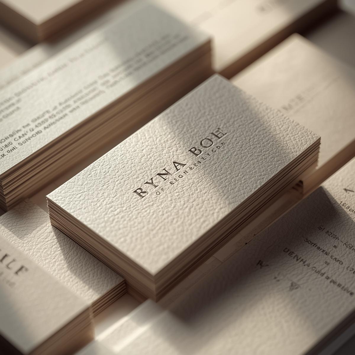 Textured Business Cards | Light Printing House