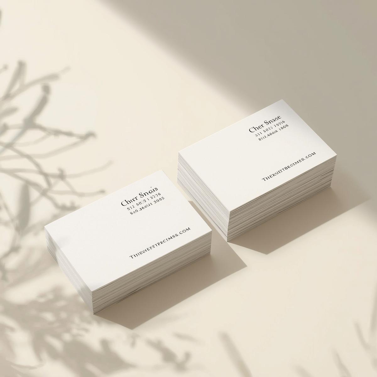 Thick Business Cards Printing | Light Printing House