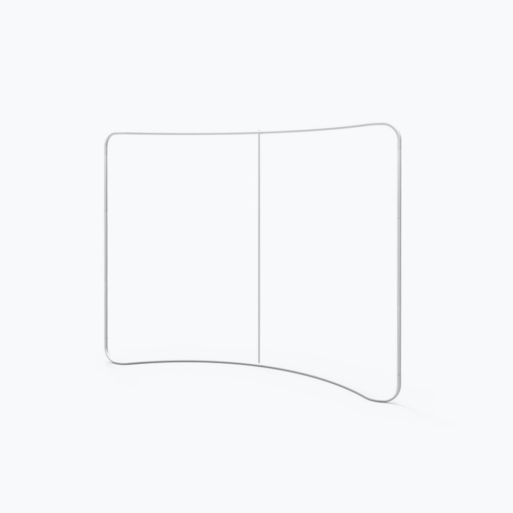 10 ft Curved Tension Fabric Display Printing | Light Printing House