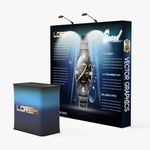 Straight Velcro Fabric Pop Up Display Printing | Light Printing House