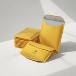 Yellow Paper Bubble Mailers Printing  Light Printing House