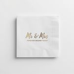Foil Stamped Napkins Printing | Light Printing House