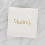 Foil Stamped Napkins Printing | Light Printing House