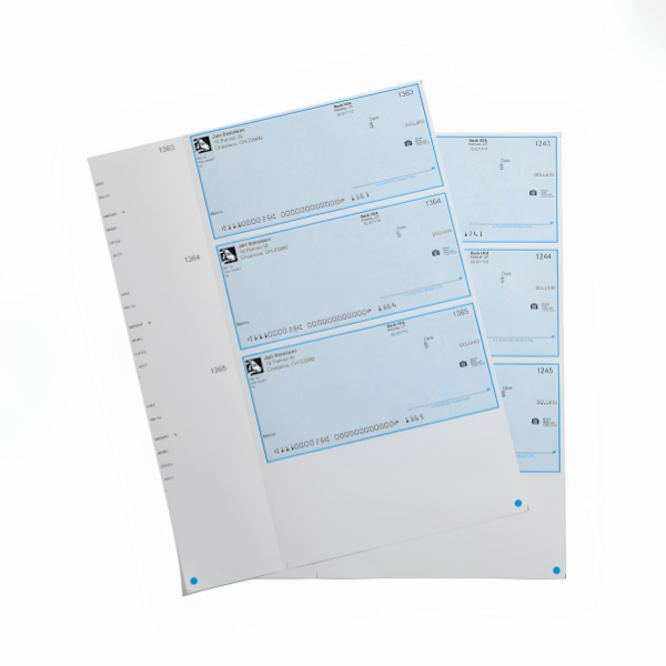 3-To-A-Page Checks Printing | Light Printing House