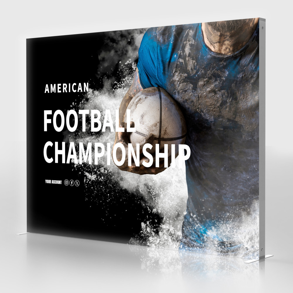 10ft SEG Backlit Fabric Display Printing | Light Printing House