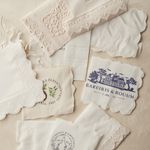 Custom Scalloped Edged Napkins | Light Printing House