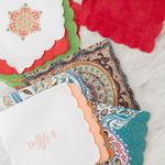 Custom Scalloped Edged Napkins | Light Printing House