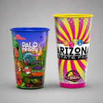 Large Full Color Plastic Cups