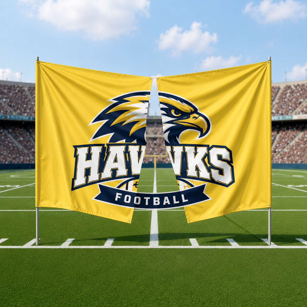 Sports Run Through Banner