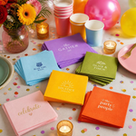 colored napkins