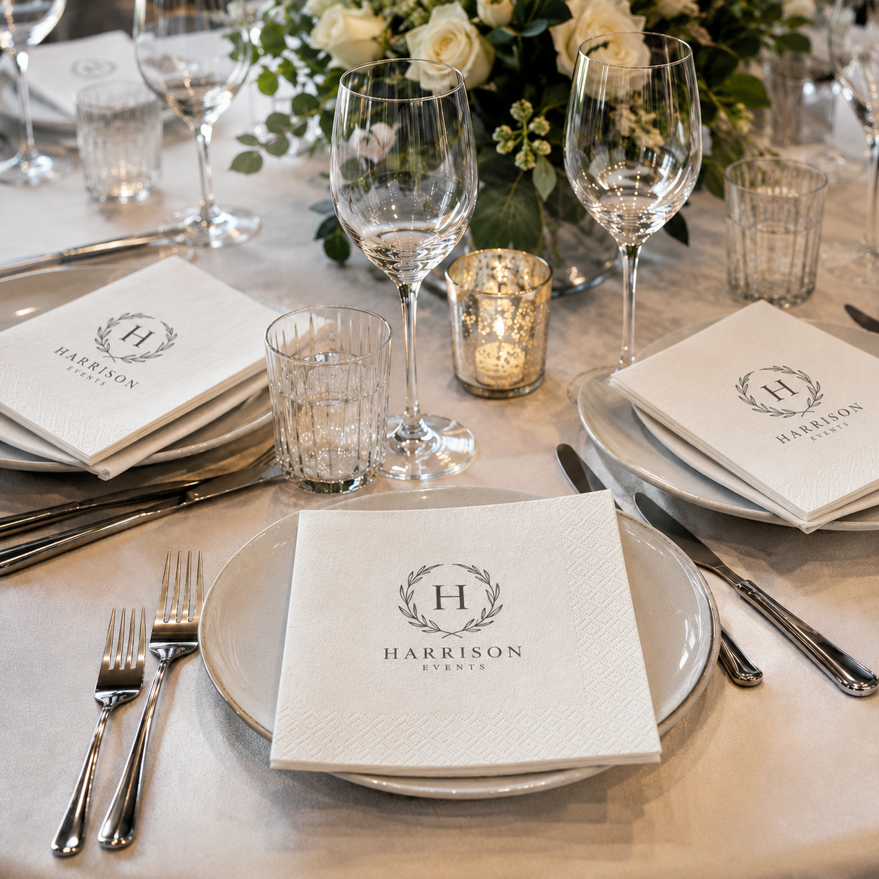 Custom Logo Napkins