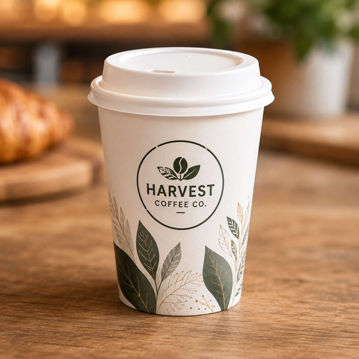 paper cups with lids
