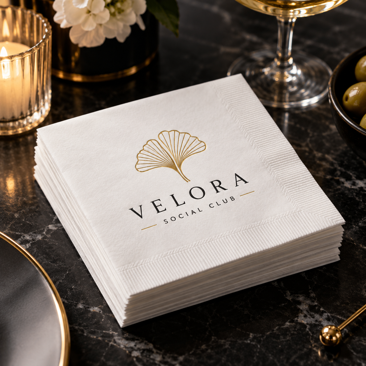 Custom Logo Napkins