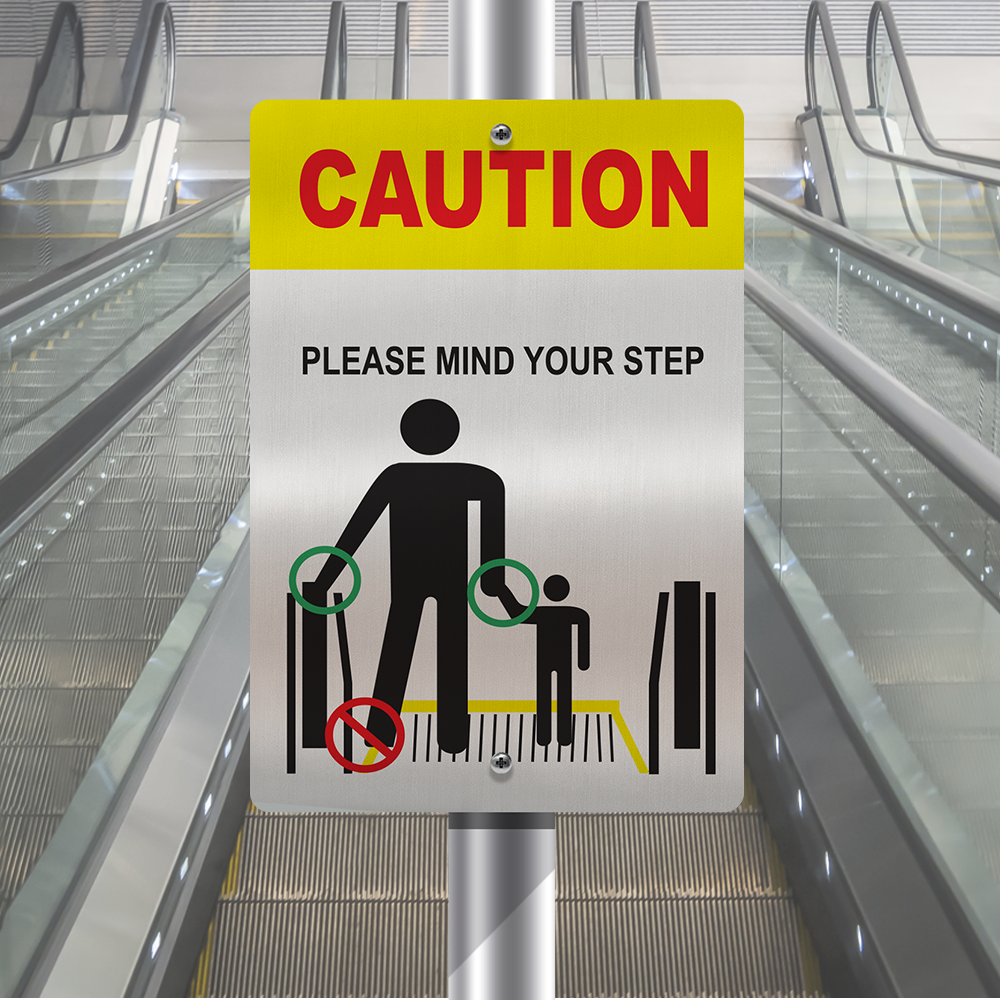 Aluminum Signs White-label Social Safety Aluminum Heavy Duty Sign from Zoo Printing