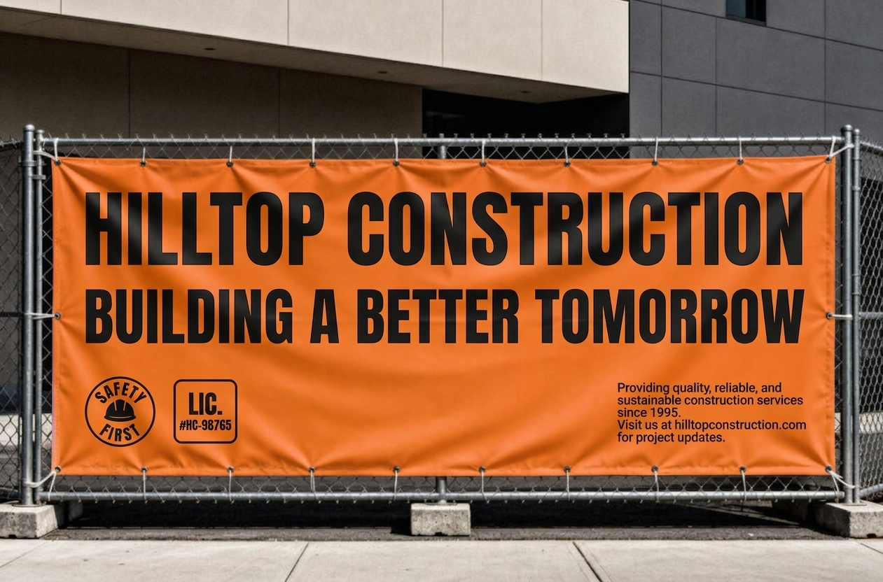 Fence Banner