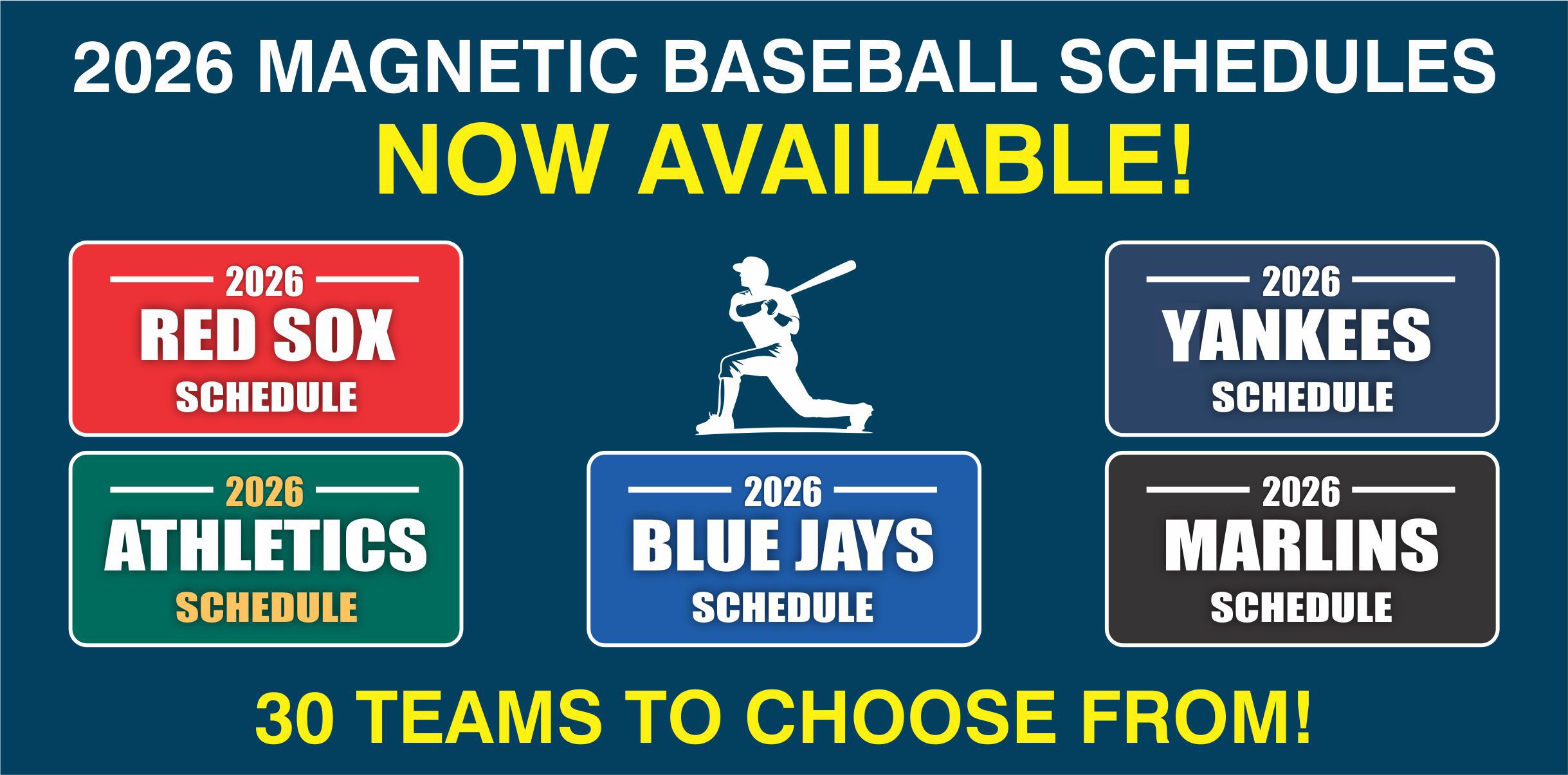 2026 Baseball Schedules
