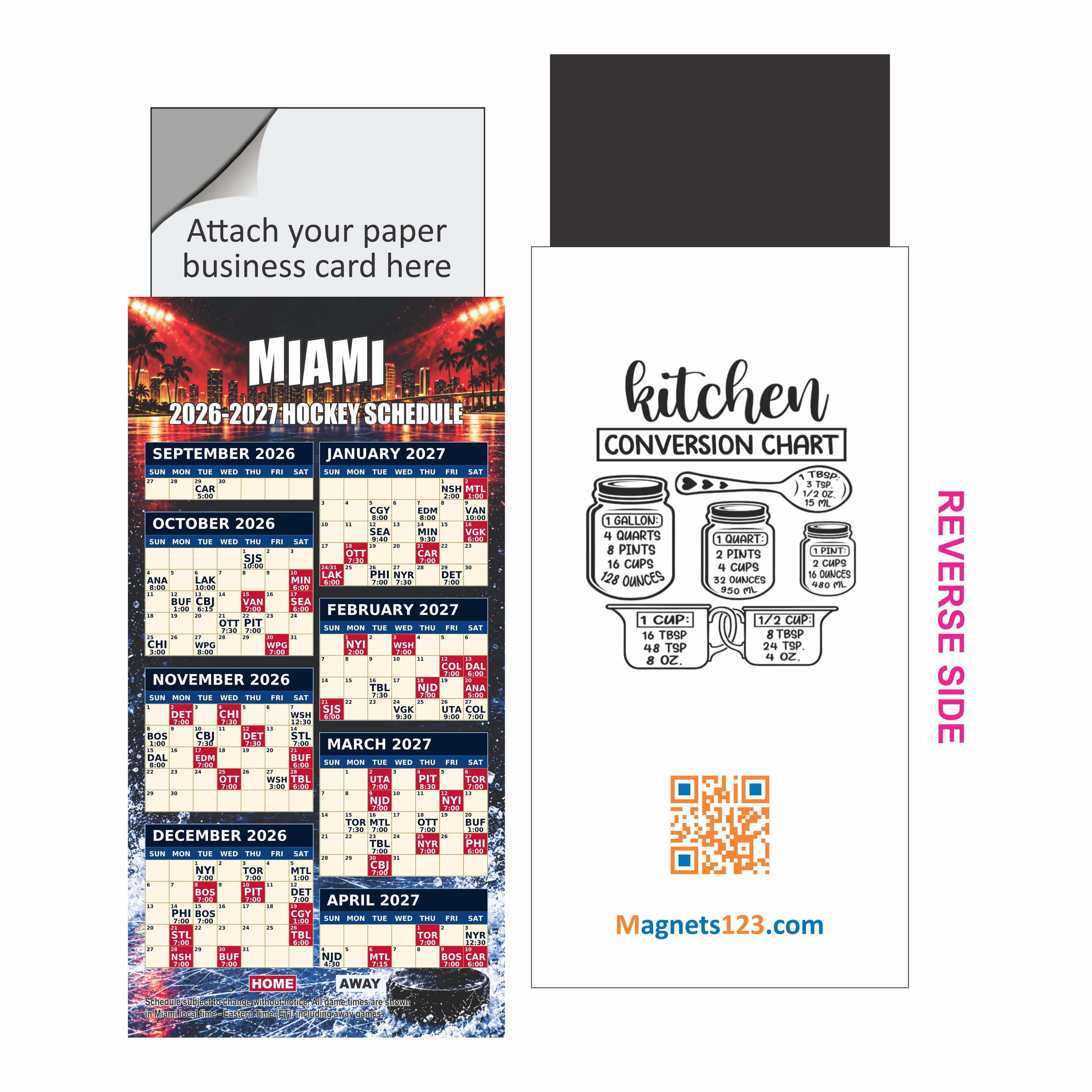 Miami Panthers Schedules