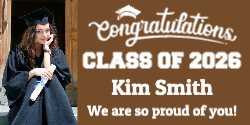 Graduation Banner - Brown