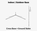 Cross Base + Ground Stake - Feather Flag