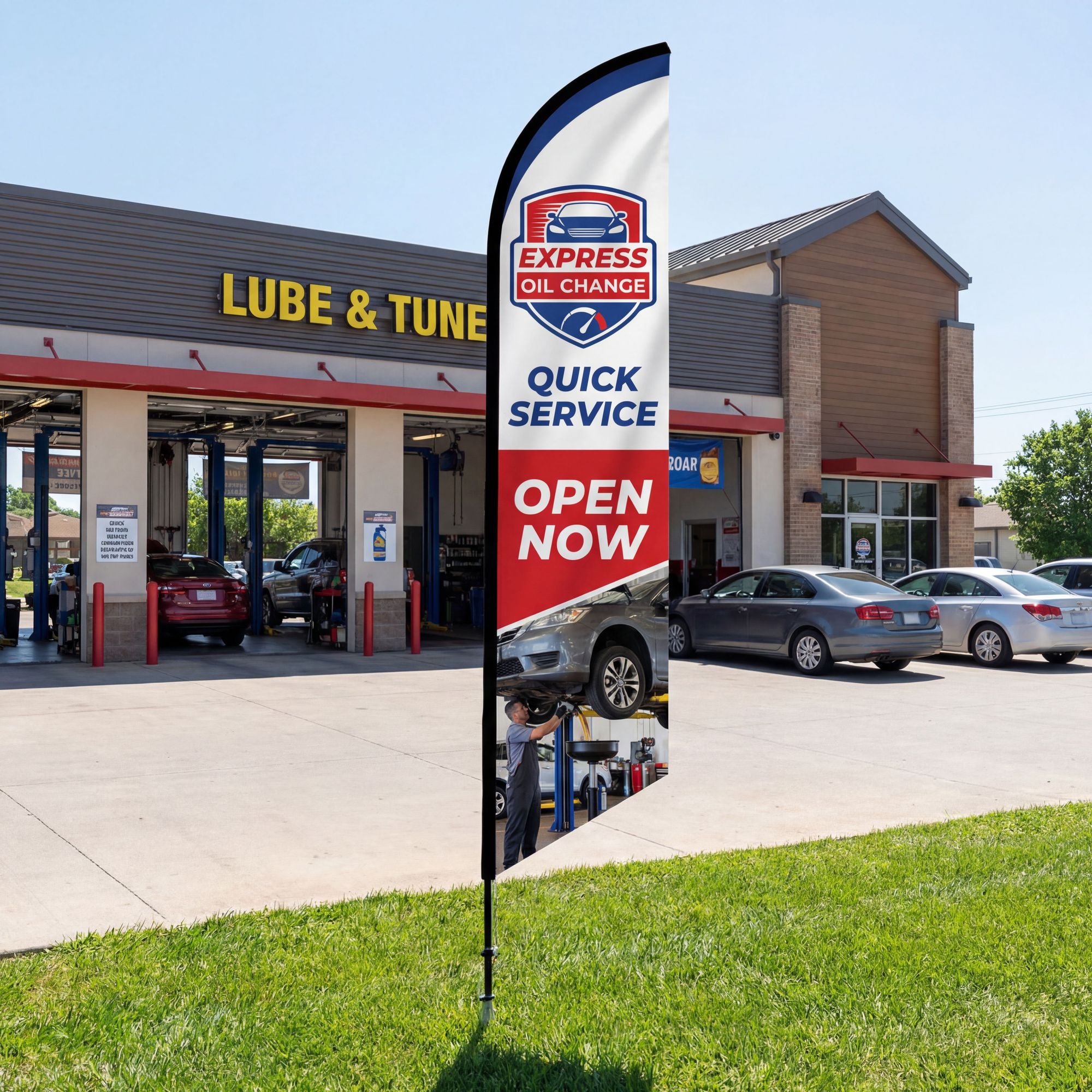 Feather Flag Oil Change