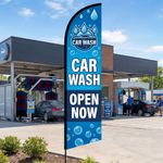 Feather Flag Car Wash