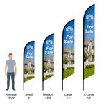 Feather Flag Size Chart Guide