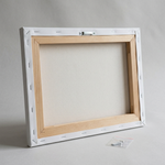 Back: 1.5" stretcher bars, hanging kit included