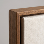 Corner detail: Pecan frame