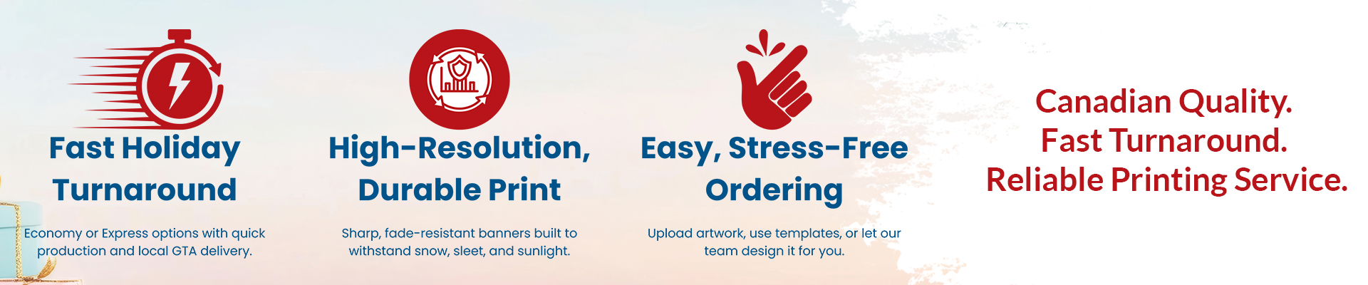 Canadian Quality. Fast Turnaround. Reliable Service.