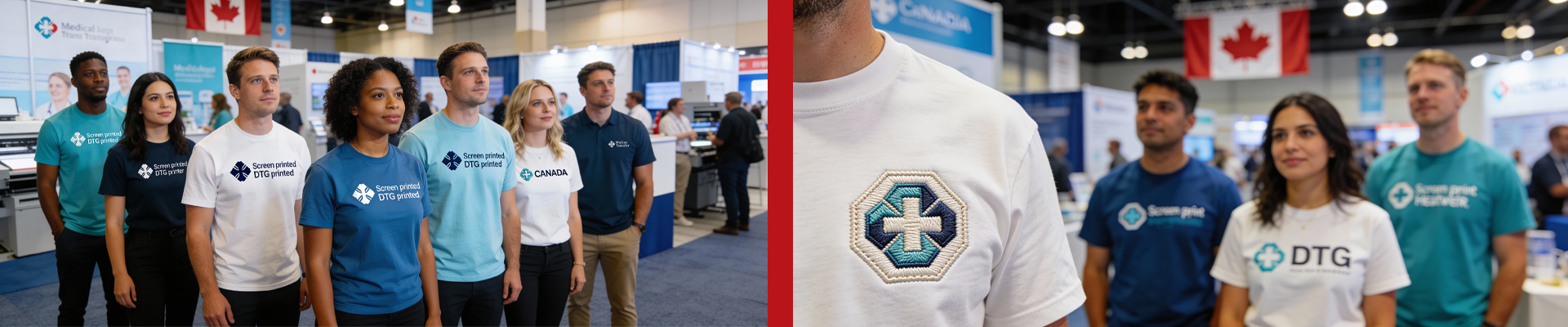 From Teams to Trade Shows: Canada’s Best T-Shirt Printing Options