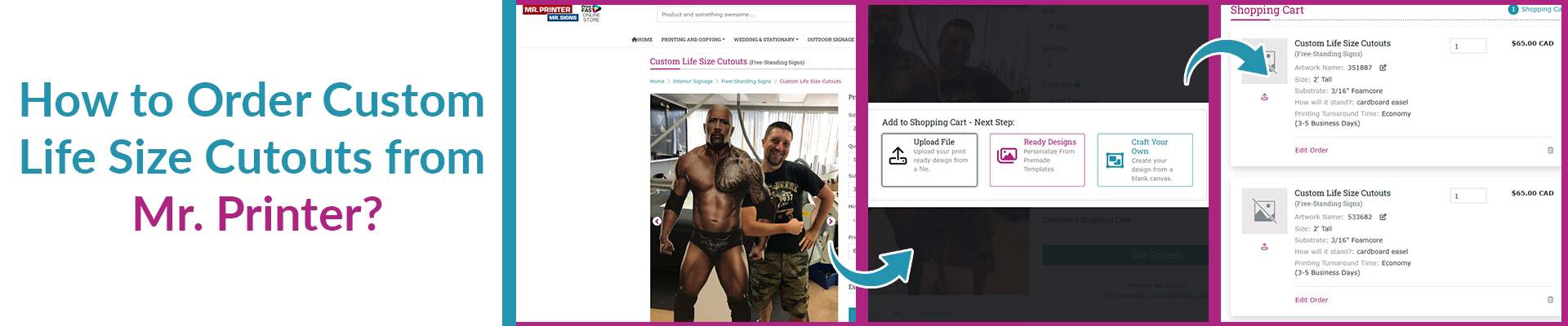 How to Order Custom Life Size Cutouts from Mr. Printer?