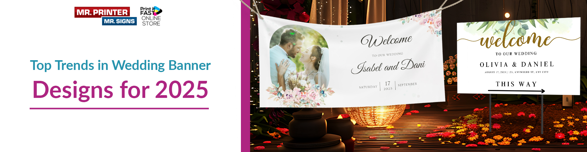 Top-Trends in wedding Banner Desing for 2025