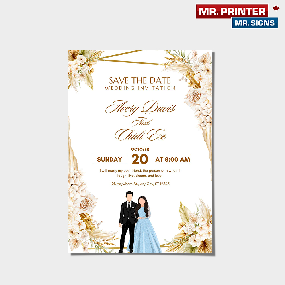 Wedding Invitations Full Colour