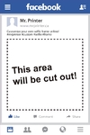 Facebook Selfie Frame - Medium (24" x 36")