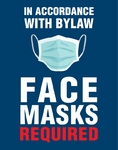 Blue Mask Sign