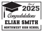Large Graduation Class Sign (32" x 24")