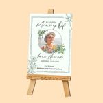 Customizable Elegant Memorial Sign with Photo