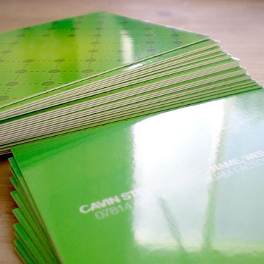 Gloss UV Business Cards