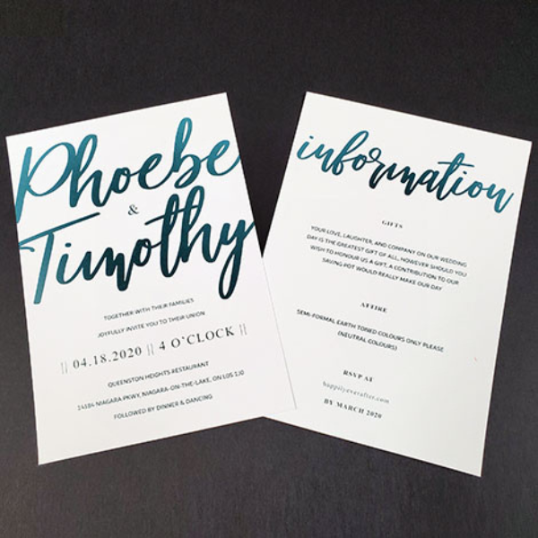 A Charming Elegance Invitation Collection