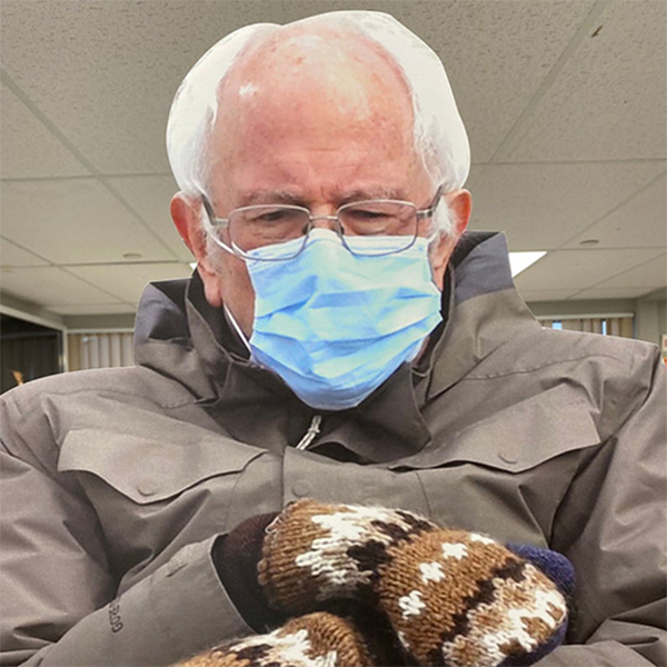 Bernie Sanders Cutout