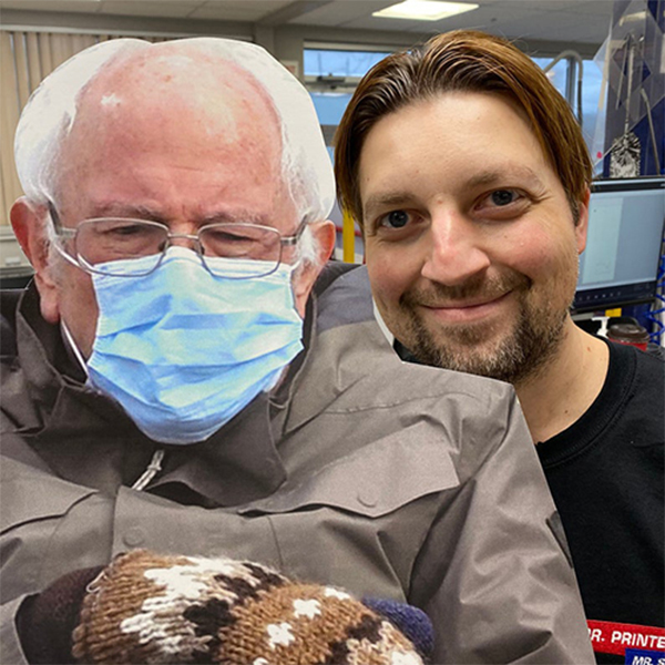 Bernie Sanders Cutout